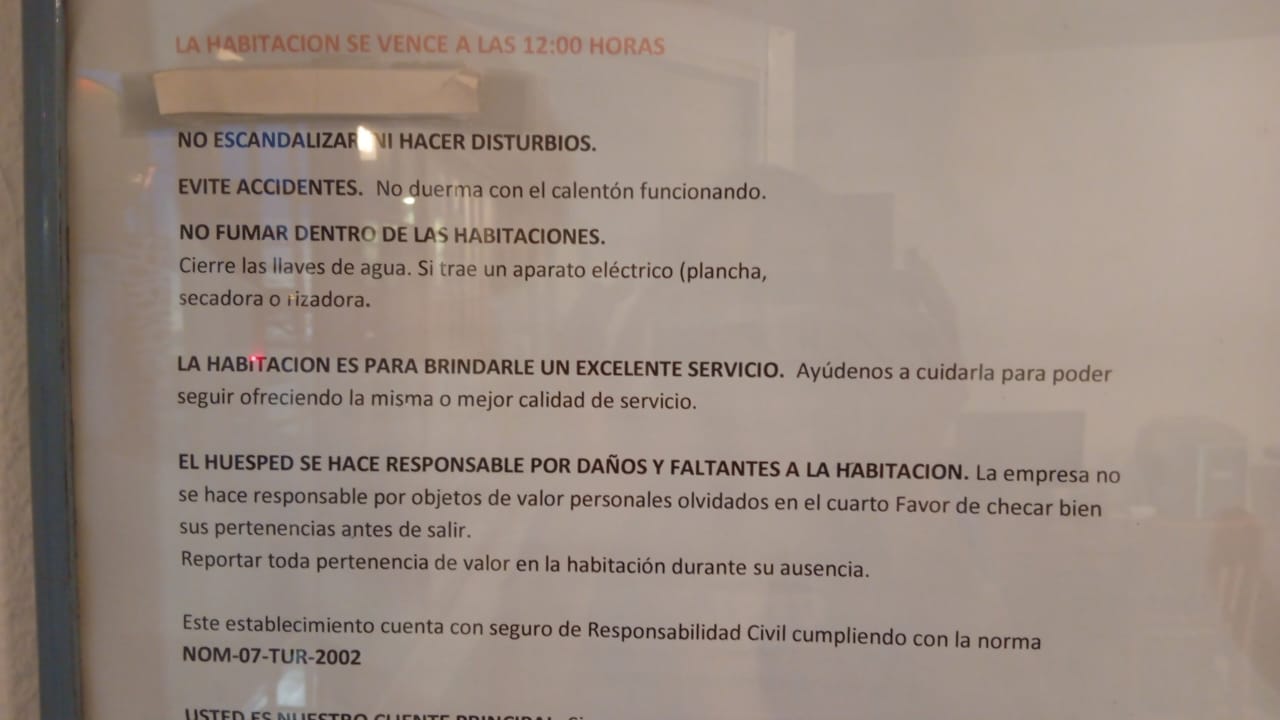 Reglas oficiales de habitacion primera seccin